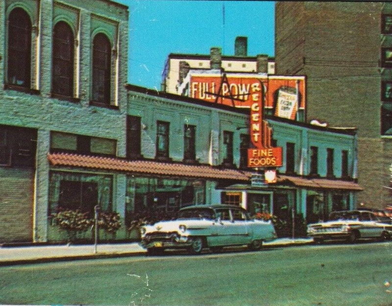 Regent Cafe - Old Postcard